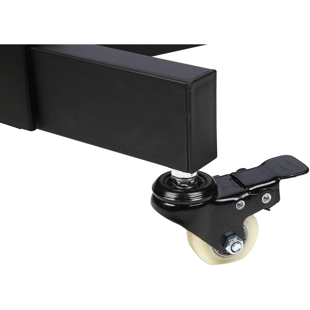 "Techly ICA-TR21 Support TV mobile 23-55"" jusqu'a 55kg étagere AV réglable"
