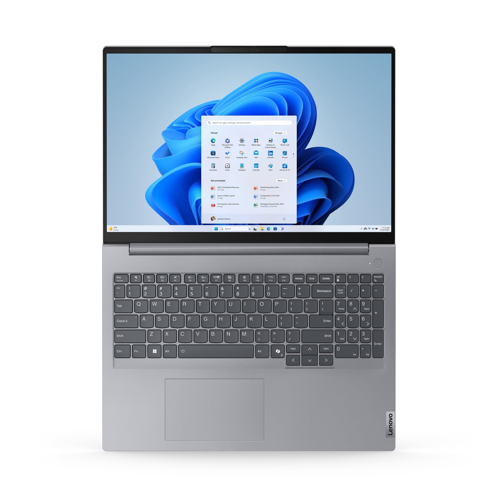 Lenovo ThinkBook 16 G7 ARP 16'' WUXGA 300N AMD Ryzen 5 7535HS 16GB RAM 512GB SSD FPR Keyboard backlit ENG Euro W11P pl