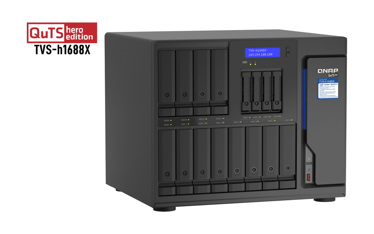 16-Bay TurboNAS Xeon W-1250 32GB RAM