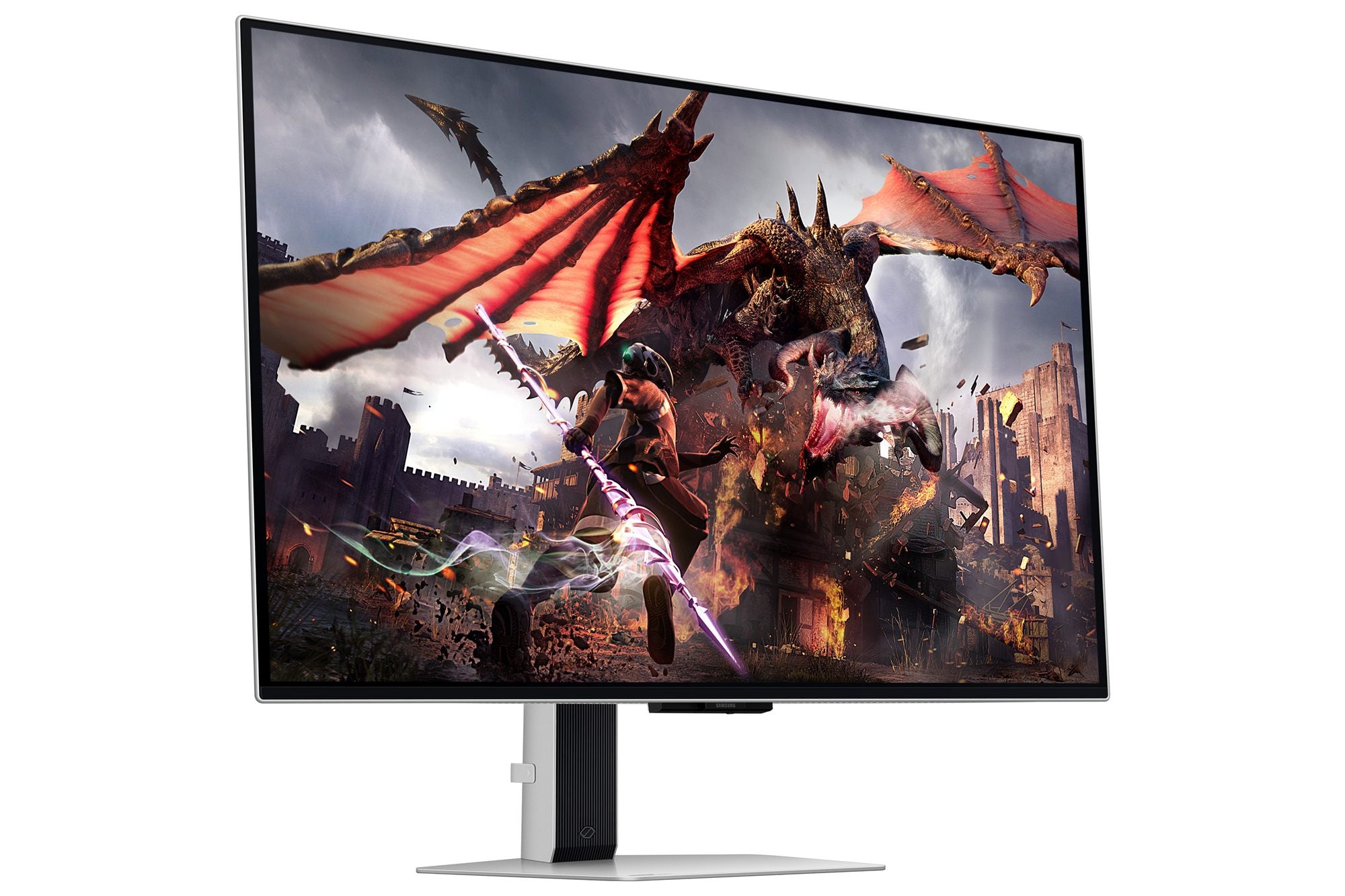 "Samsung G80SD écran plat de PC 81,3 cm (32"") 3840 x 2160 pixels 4K Ultra HD OLED Argent"
