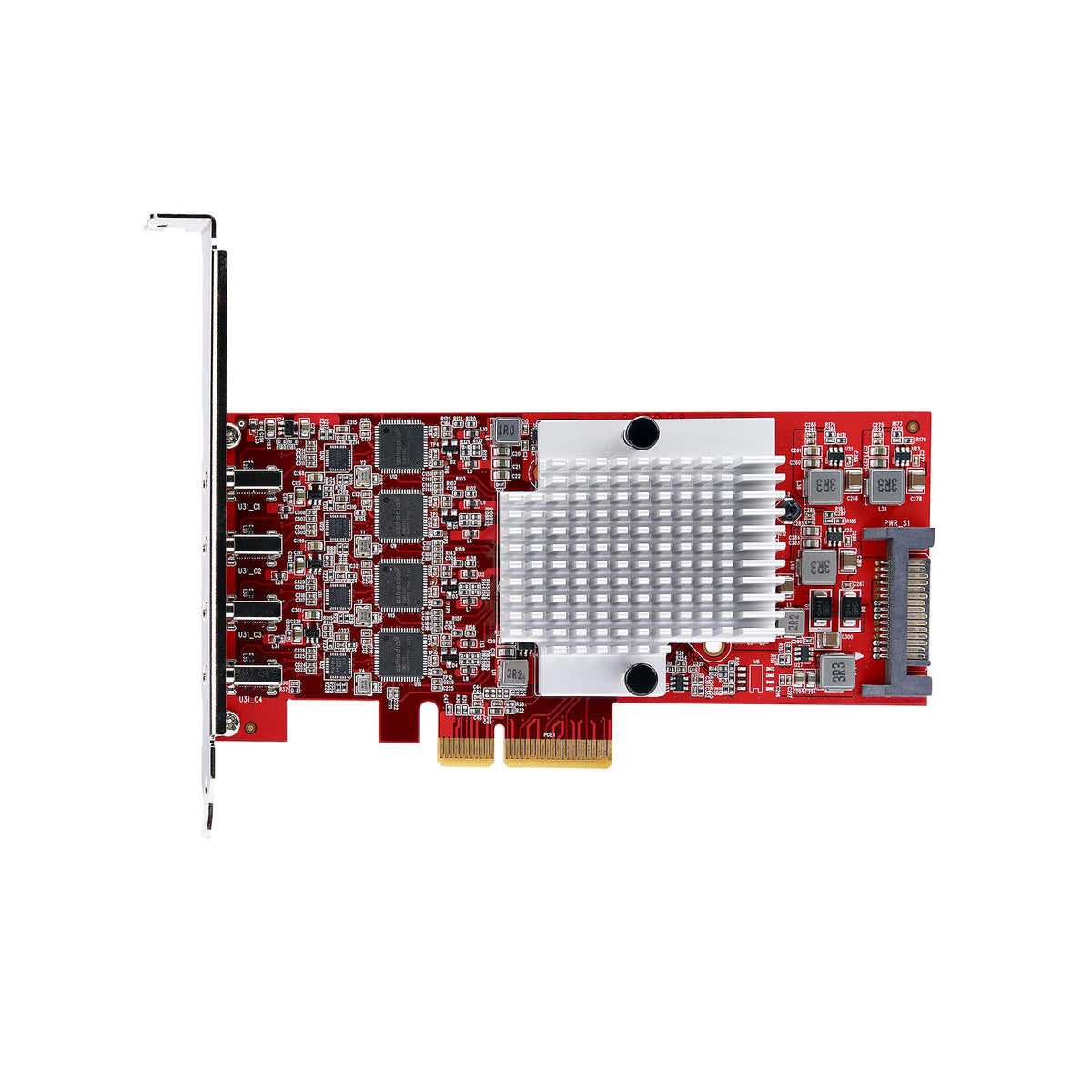 4-Port USB Type-C PCIe Card USB-C 10Gb
