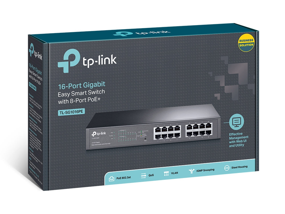16-Port Gigabit Desktop/Rackmount Switch