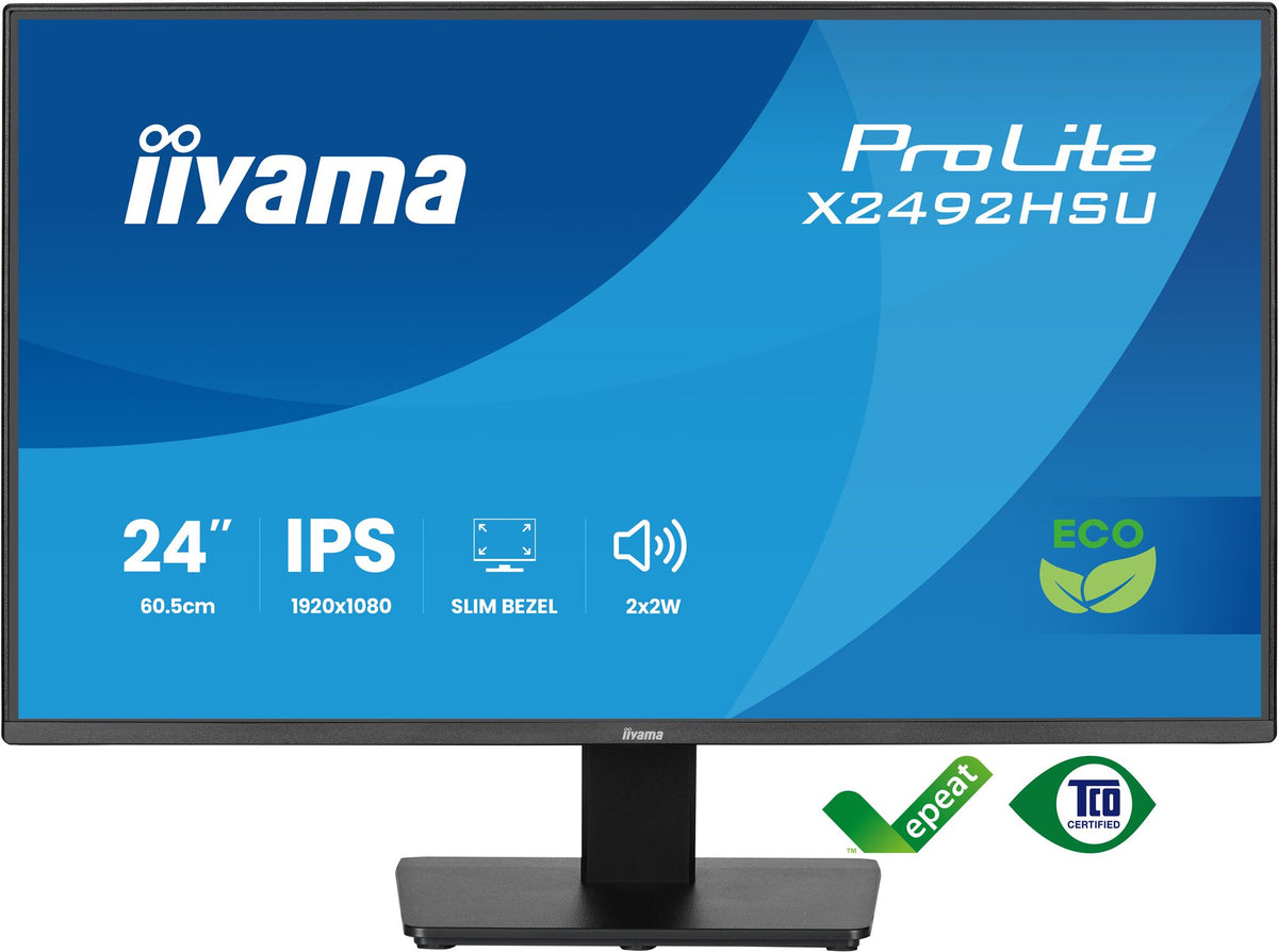 X2492HSU-B1 24" IPS 4-side slim bezel Gr