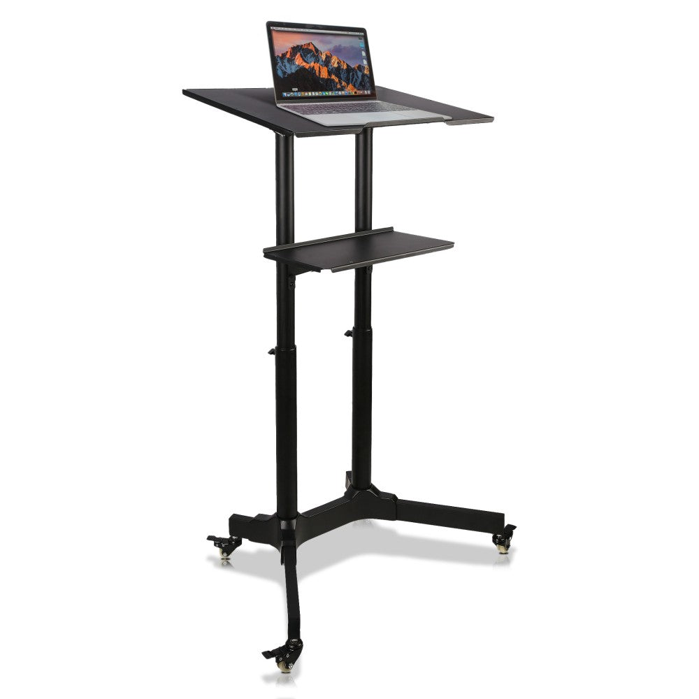 Techly ICA-TB TPM-1BK Table pour ordinateur portable noire