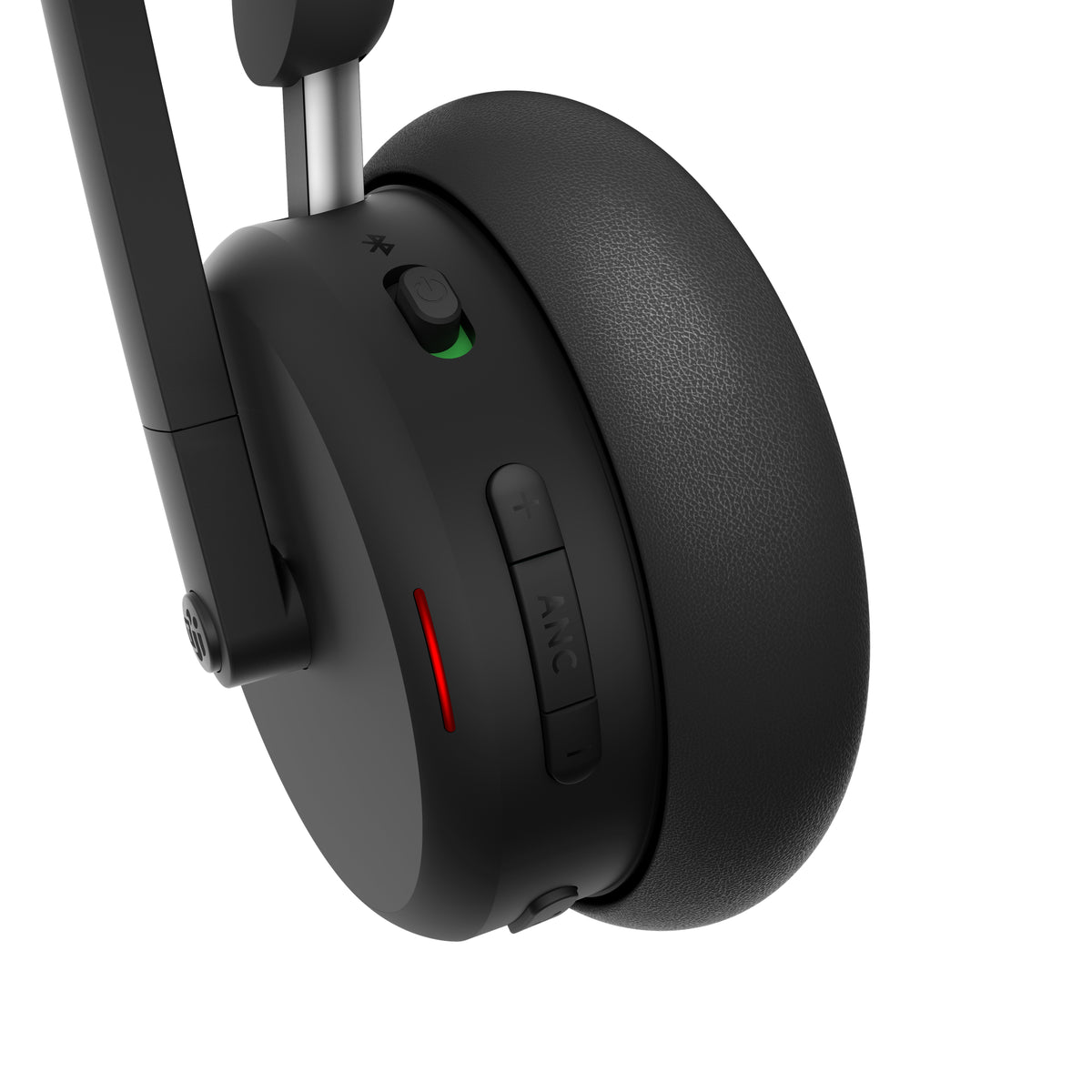 LENOVO 6550 Headset on-ear Bluetooth wireless active noise cancelling USB-C black Certified for Microsoft Teams
