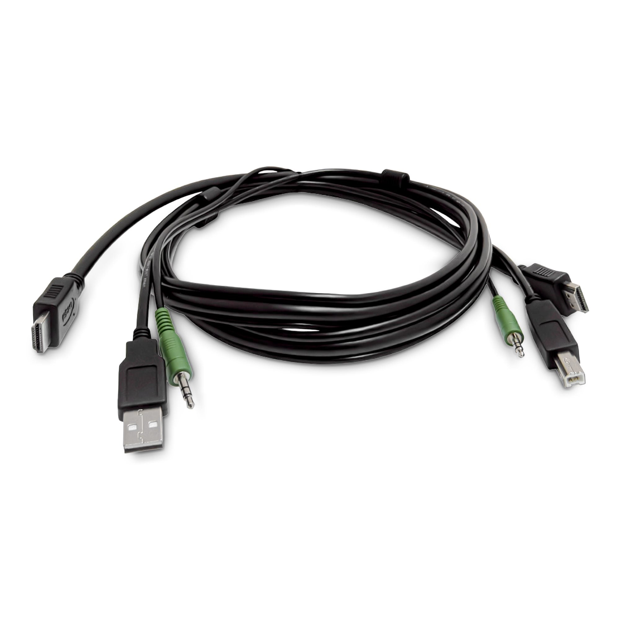 10ft 3m HDMI KVM Cable USB 2.0