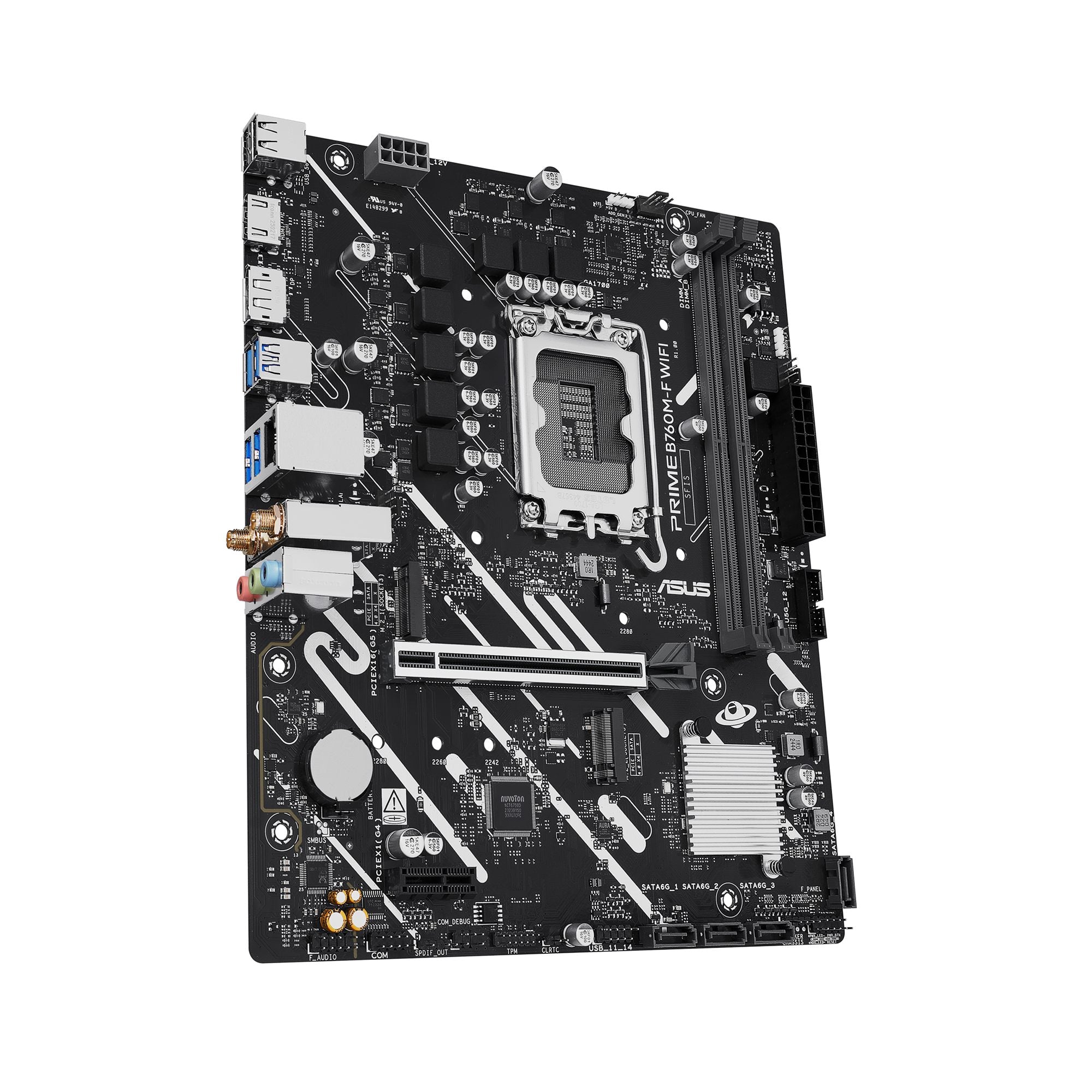 ASUS PRIME B760M-F WIFI LGA 1700 mATX motherboard DDR5 1xHDMI 1xDP 2xM.2 4xSATA