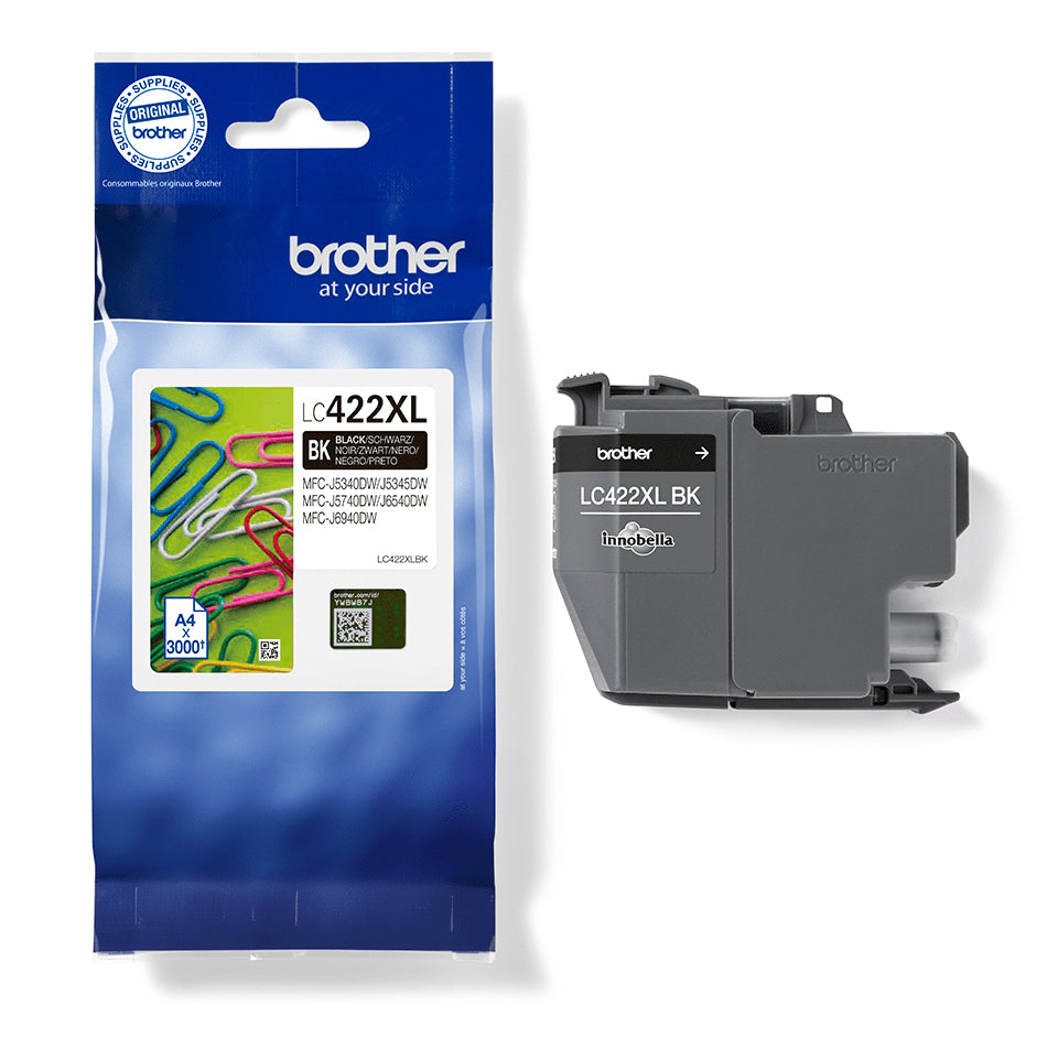 BROTHER LC422XLBK HY Ink Cartridge For BH19M/B Compatible with MFC-J5340DW MFC-J5740DW MFC-J6540DW MFC-J6940DW 3000 pages