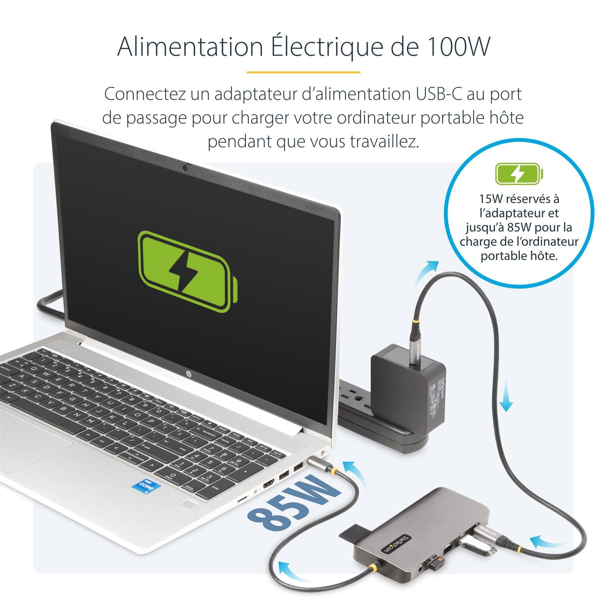 USB-C Triple-Monitor Multiport Adapter