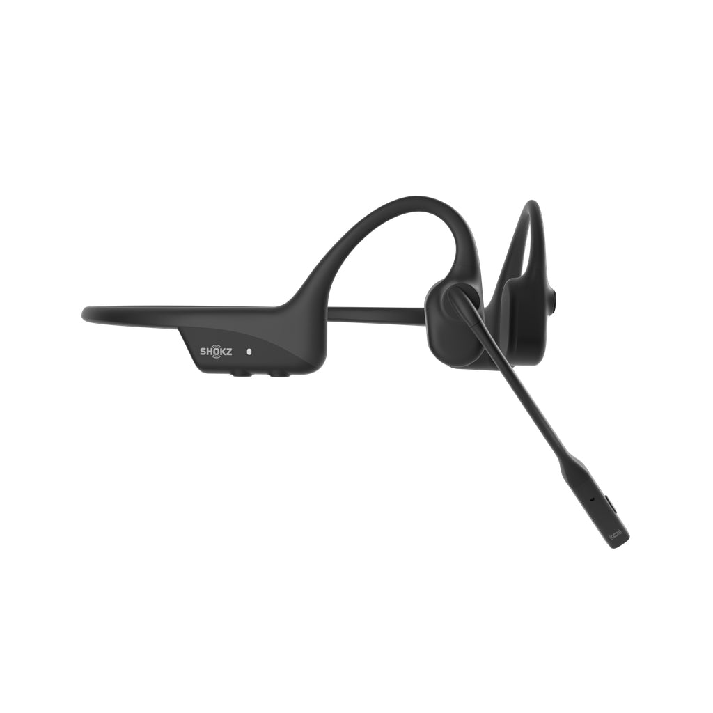 SHOKZ Casque sans-fil à conduction osseuse OpenComm2 - Noir