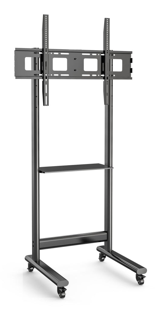 Techly ICA-TR74 Support TV mobile 50-90” jusqu'a 70kg étagere AV réglable