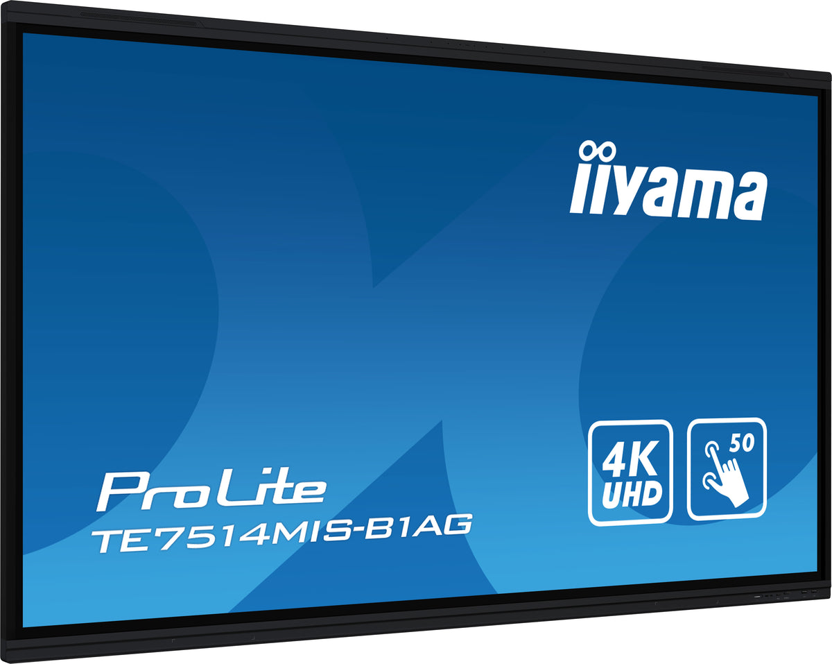 IIYAMA Écran tactile interactif 75" 4K PROLITE