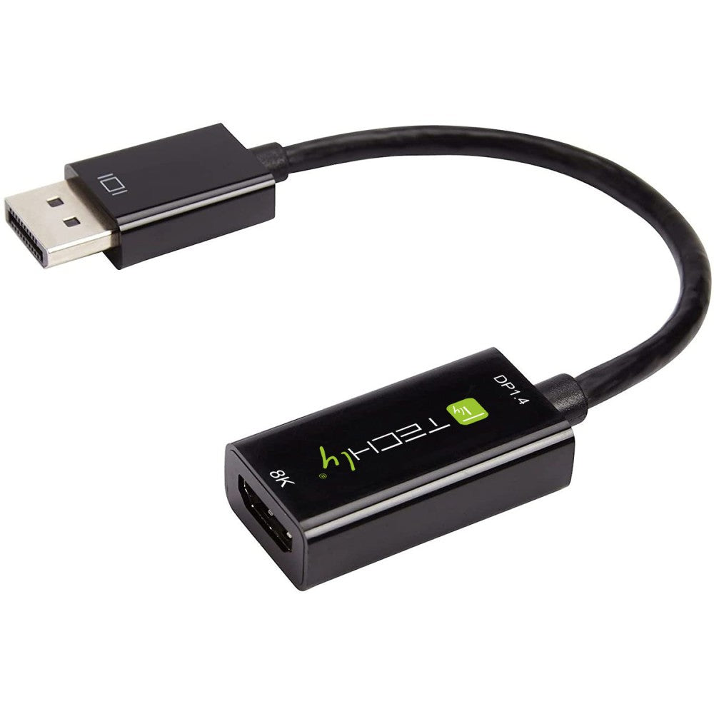 Techly IADAP DP-HDMIF8K Adaptateur DisplayPort 1.4 DP vers HDMI 8K*30Hz M/F
