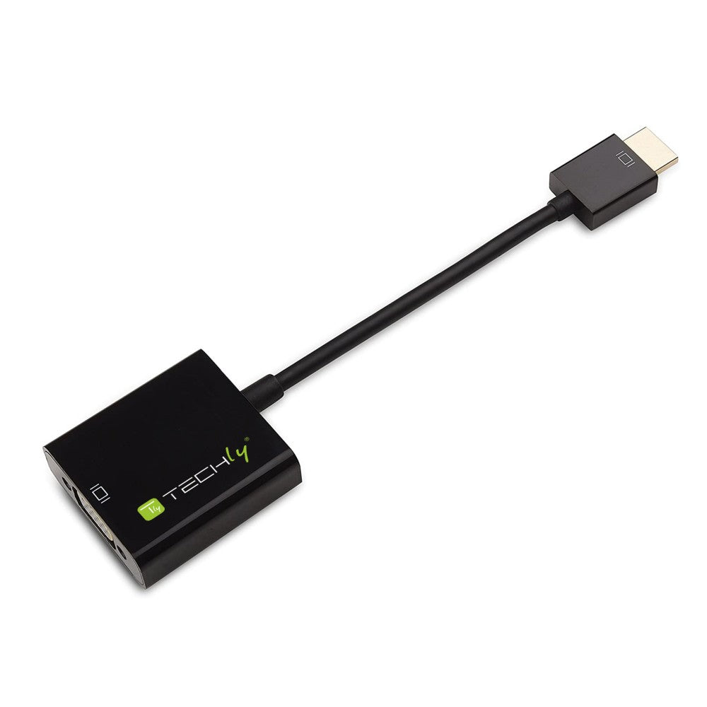 Techly IDATA HDMI-VGA-4 Adaptateur Mini HDMI C vers VGA M/F