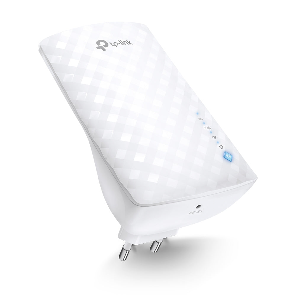 TP-LINK AC750 Wi-Fi Range Extender Wall Plugged 3 internal antennas 433Mbps at 5GHz + 300Mbps at 2.4GHz Range Extender mode WPS
