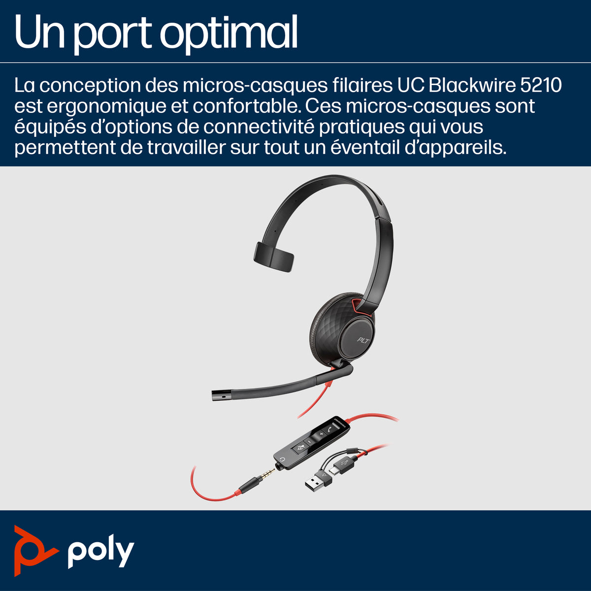 Poly BW 5210 USB-C HS+USB-C/A Bulk