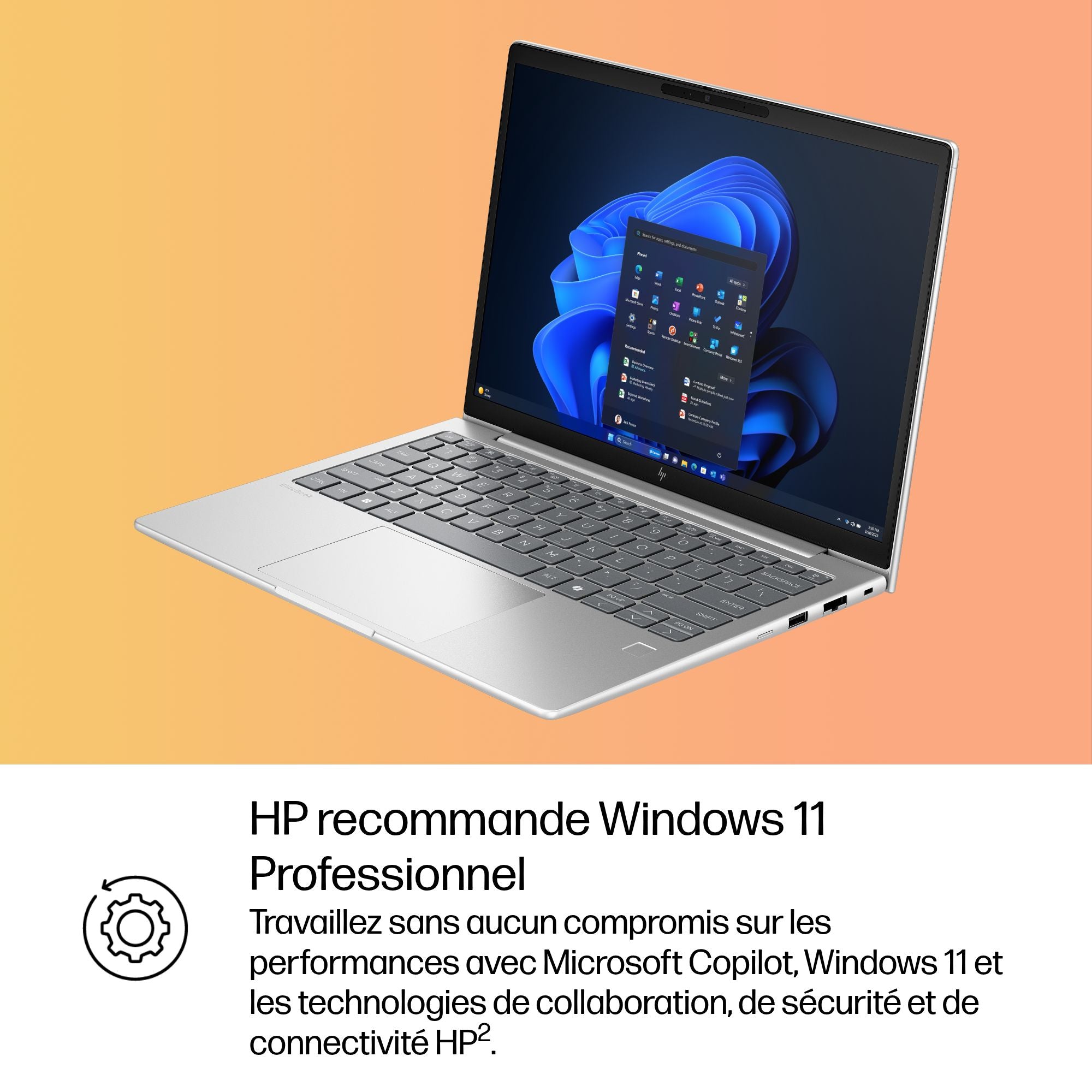 HP EliteBook 6 G1i IA Nouvelle génération Intel Core Ultra 7 255U 13.3p WUXGA 32Go 1To SSD UMA W11P Copilot + PC 1/1/0