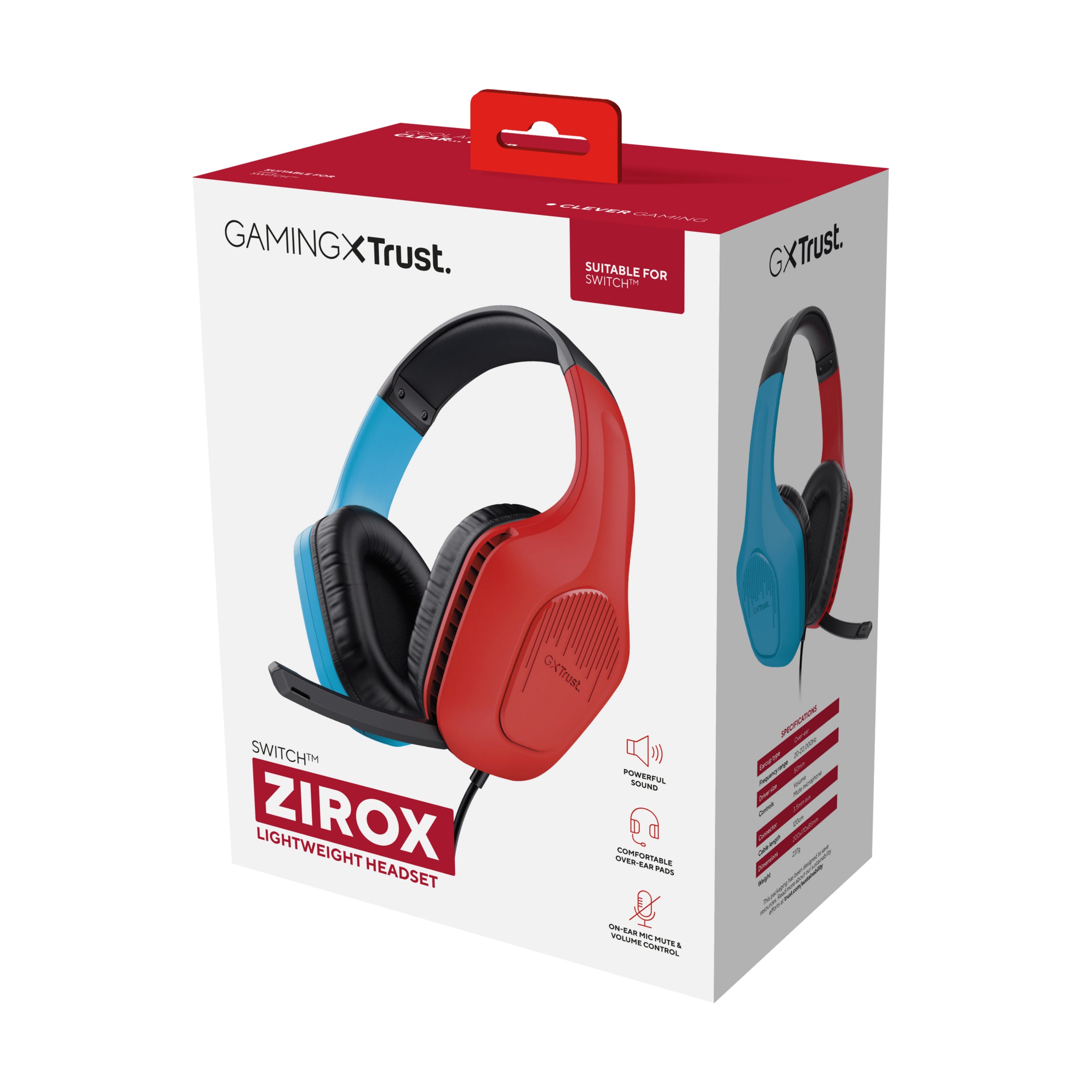 TRUST  Casque gaming ZIROX pour SWITCH