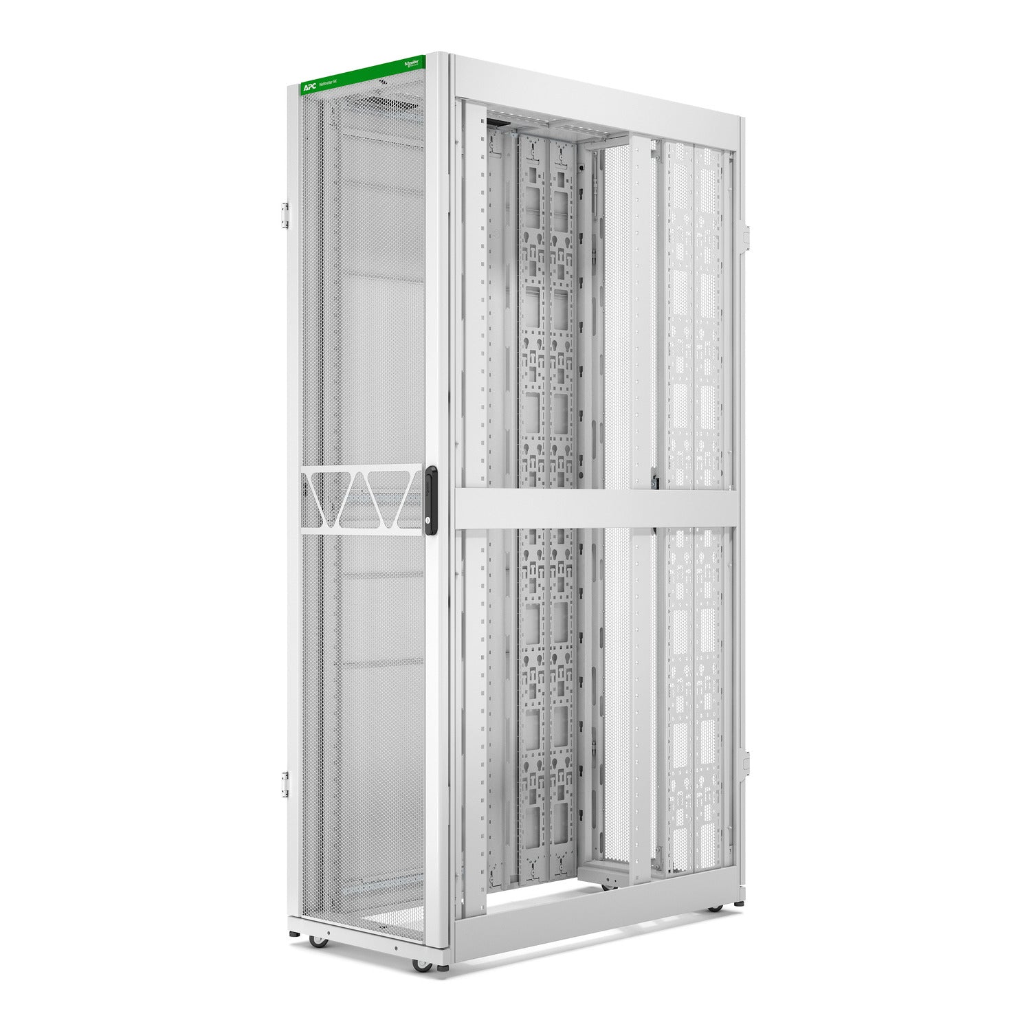 APC NetShelter SX Gen 2 Rack cabinet 2258H x 600W x 1200D mm with Sides floor-standing white 48U 19 TAA Compliant