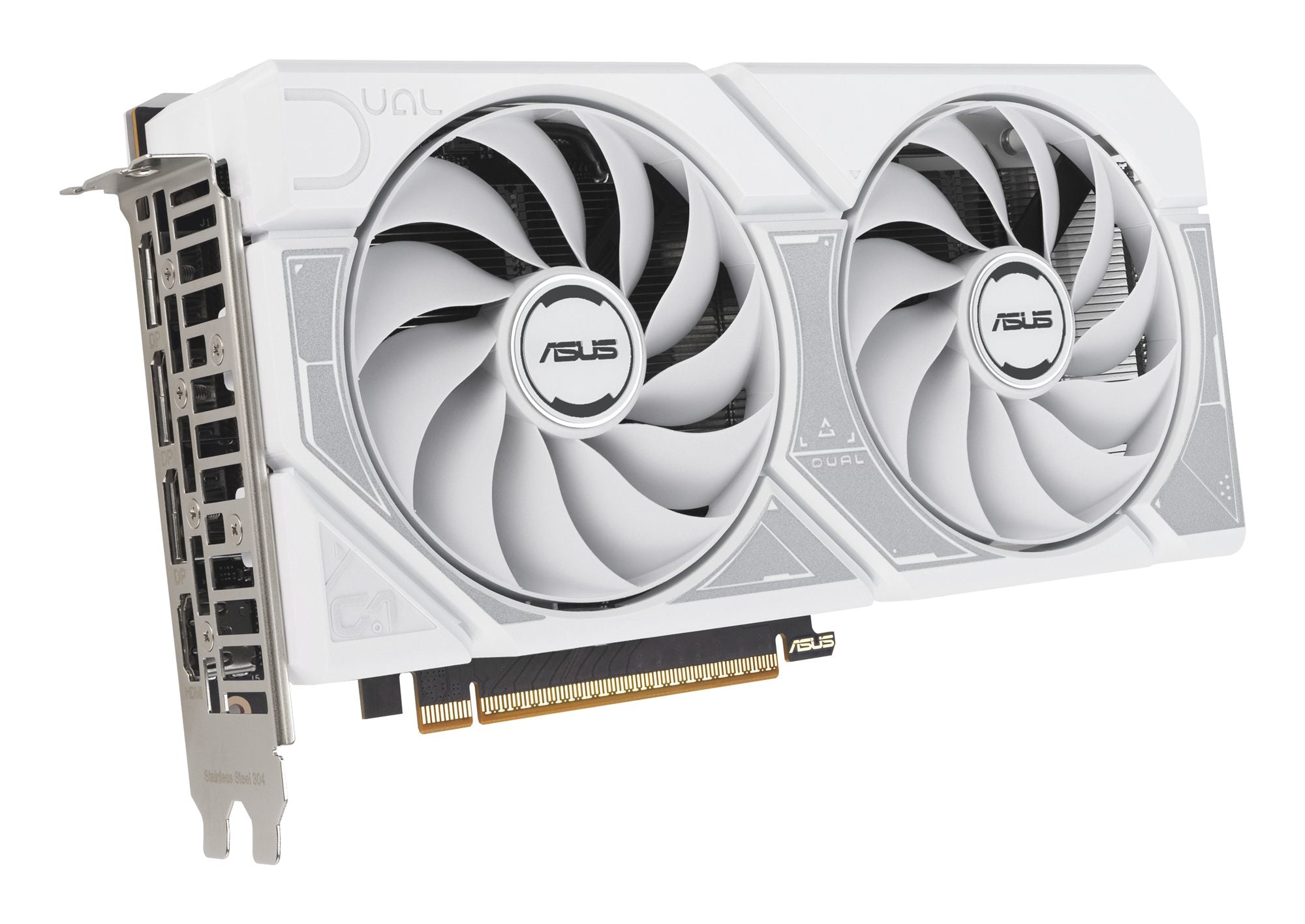 ASUS DUAL RTX 5060 OC 8Go GDDR7 3xDP 1xHDMI WHITE