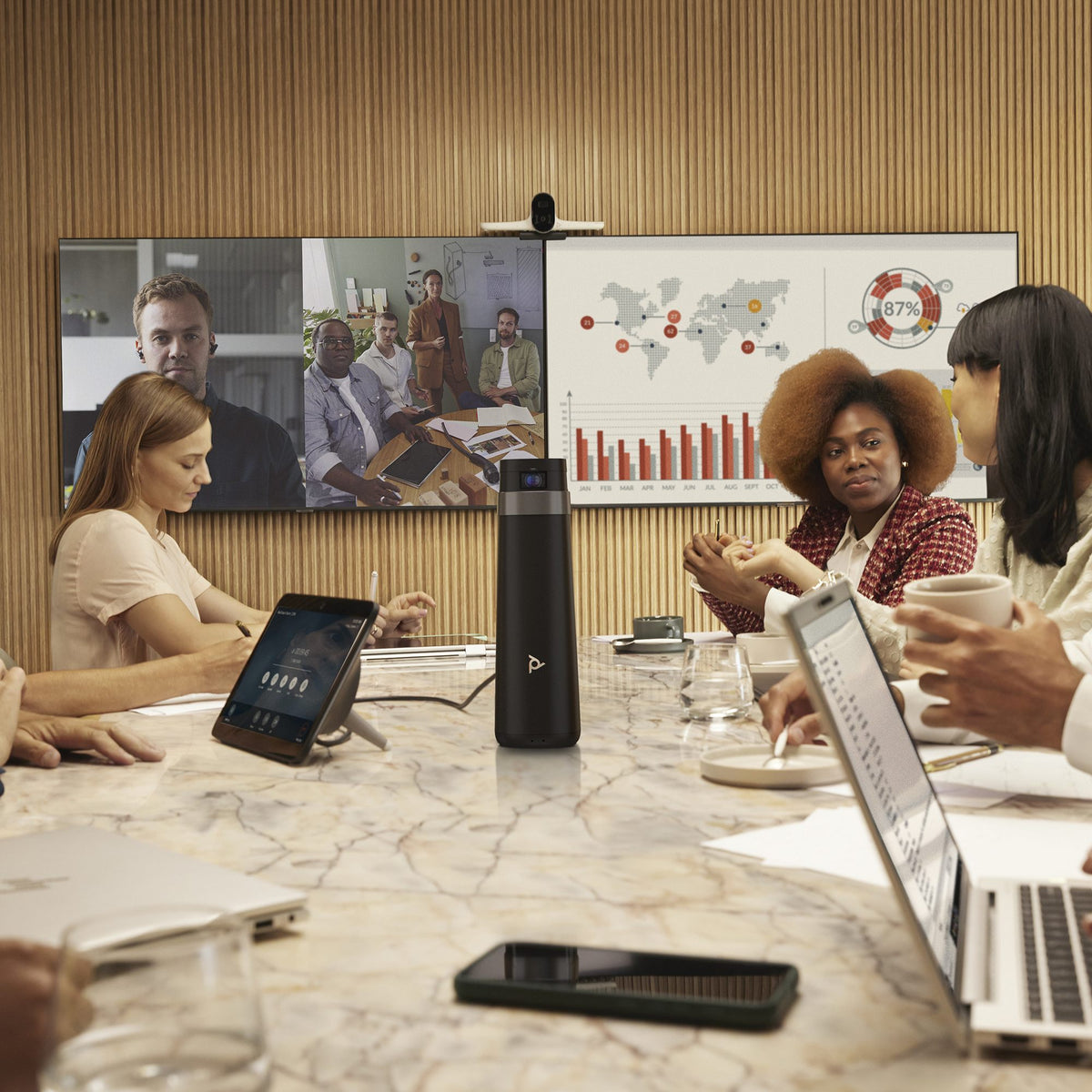 Poly Studio G62 PoE+Adpt GSA/TAA