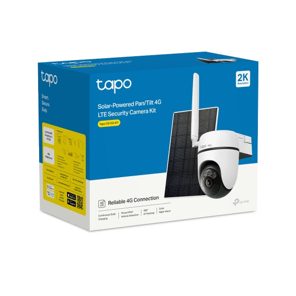 TP-LINK Solar-Powered Pan/Tilt 4G LTE Security Camera Kit
