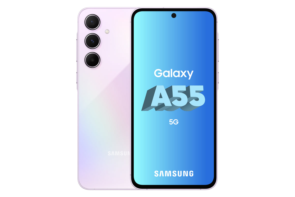 Samsung A556 Galaxy A55 5G (Double Sim - 6.6", 256 Go, 8 Go RAM) Rose