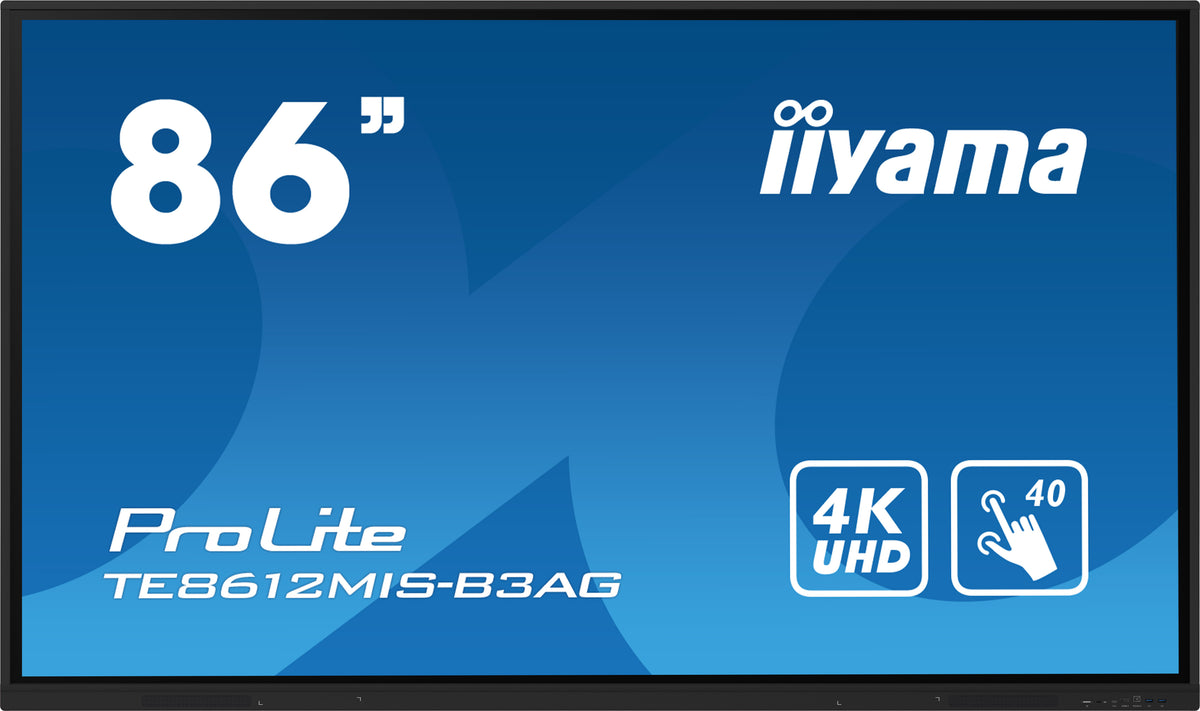 IIYAMA- Afficheur professionnel tactile 86" TE8612MIS-B3AG