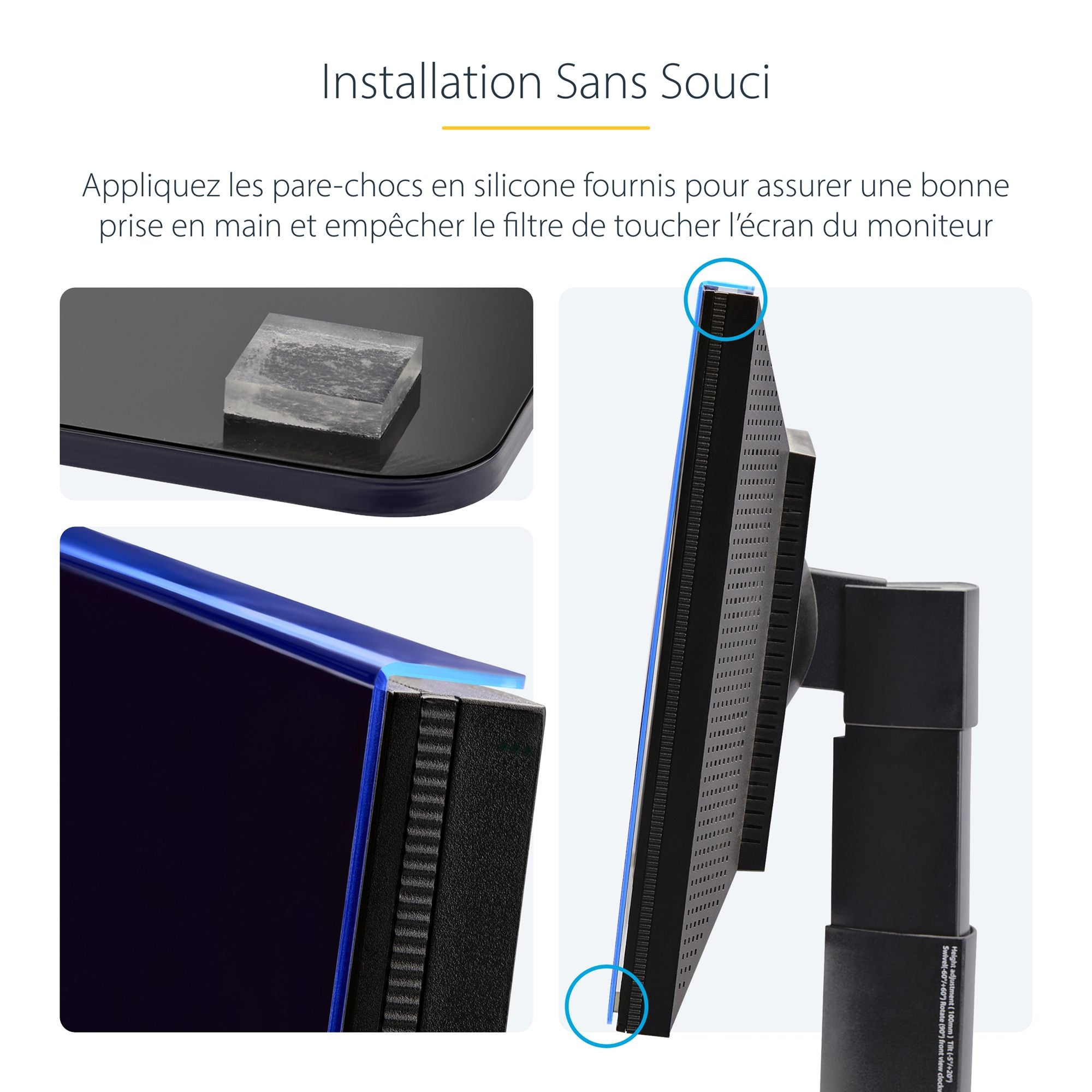 24" Monitor Privacy Screen Hanging