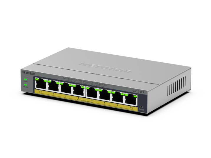 NETGEAR 8PT GB PLUS SWICH W/ POE+ GS108EP