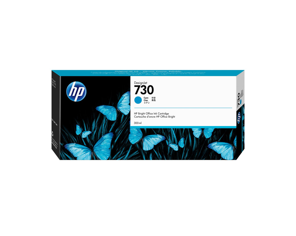 HP 730 300 ml Cyan Ink Cartridge