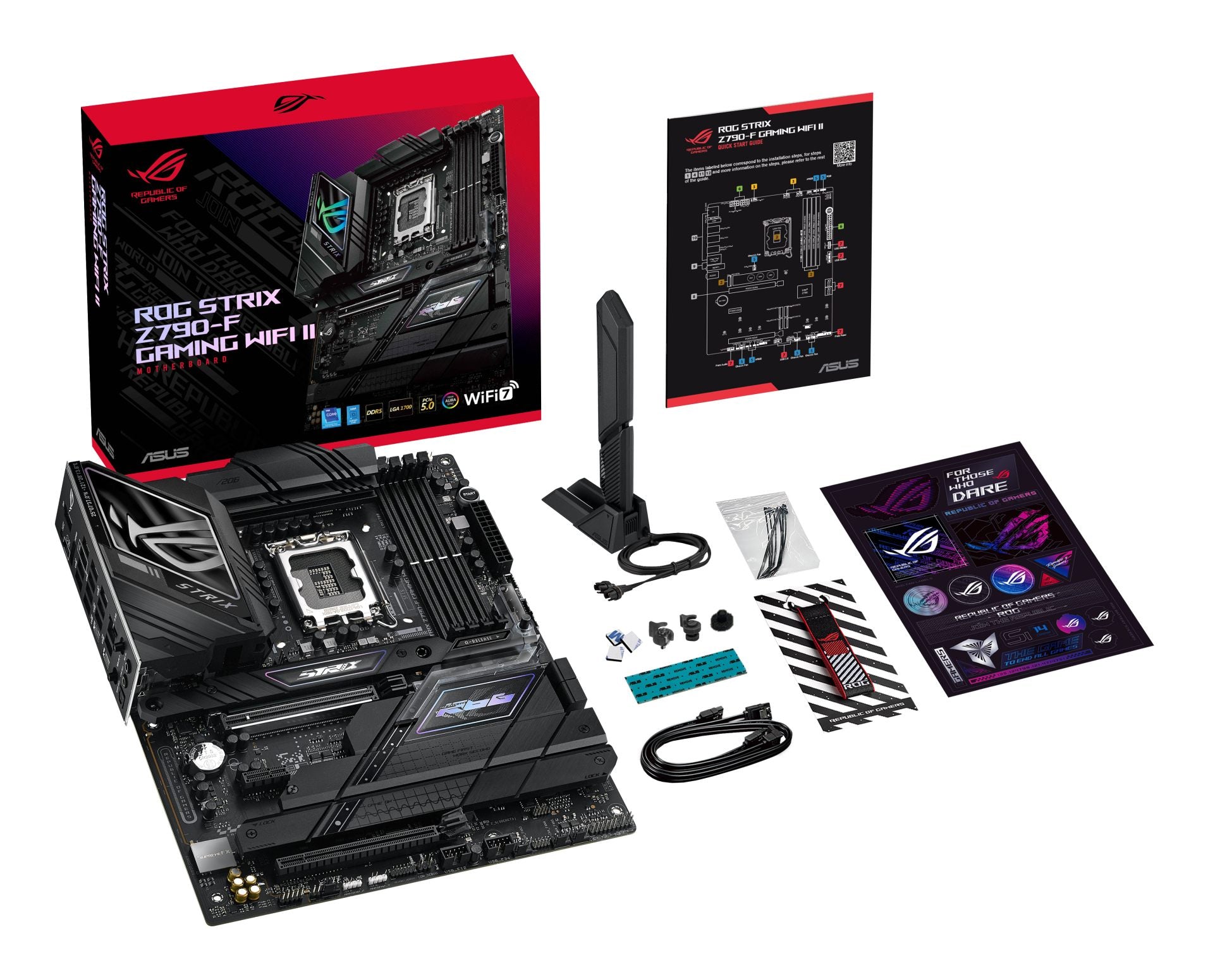 ASUS ROG STRIX Z790-F GAMING WIFI II LGA 1700 4DDR5 ATX 4xSATA MB 1xHDMI 1xDP 5xM.2