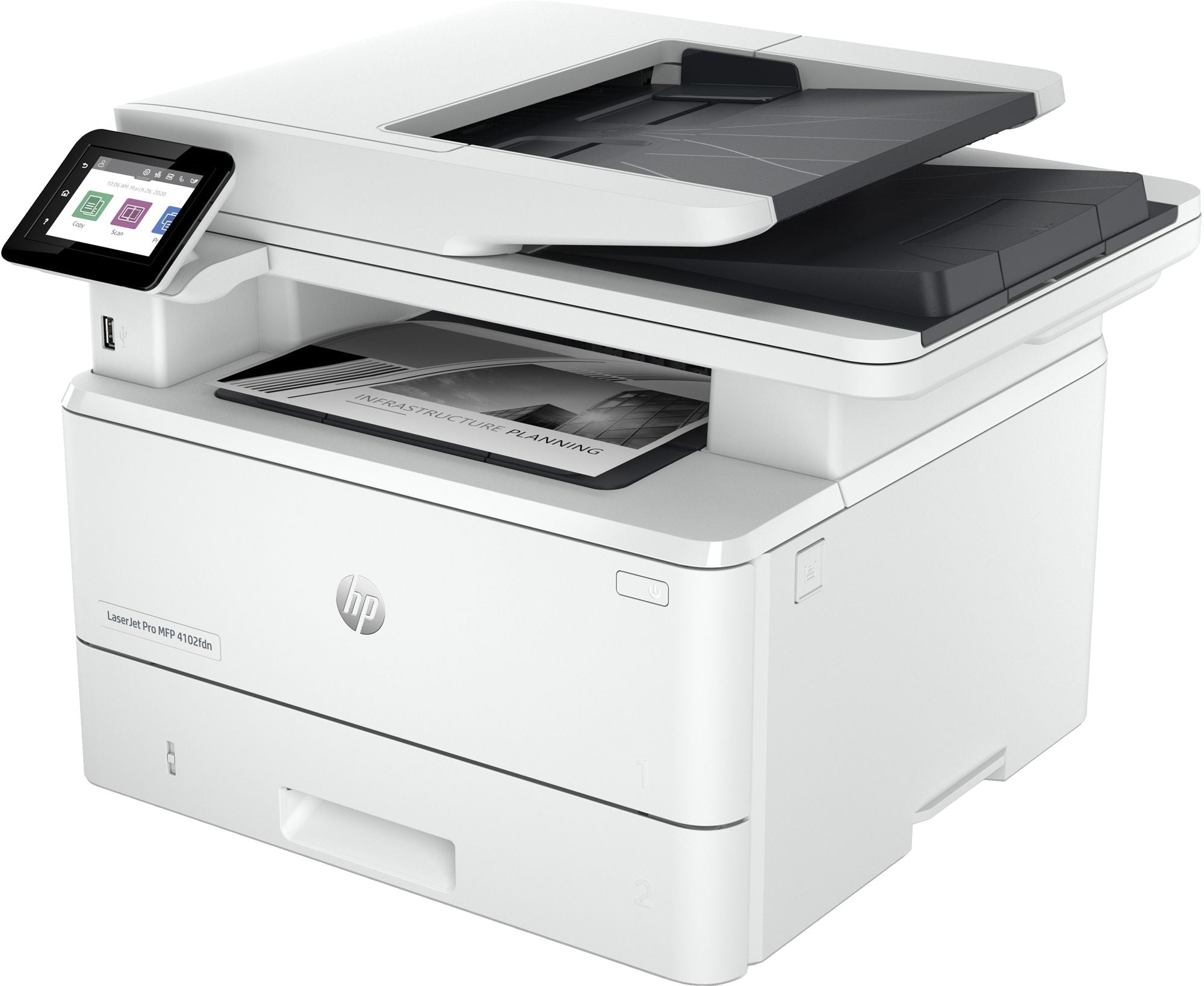 HP LaserJet Pro MFP 4102fdn MFP Mono laser 38ppm Copy 40ppm Print 350sheets LAN USB USB imprimante A4 multifonction laser monochrome