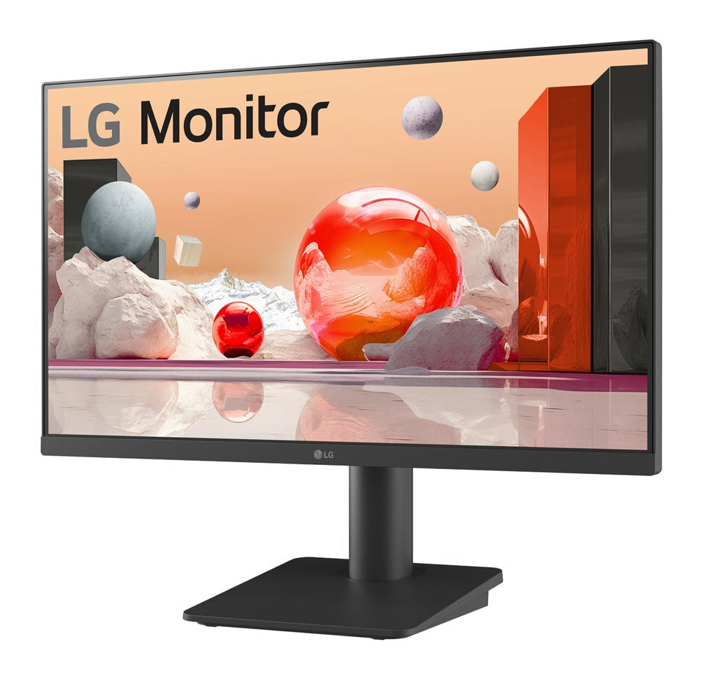 LG - Ecran LED - 24p - 1920x1080 FHD 100 Hz - IPS - 5 ms - Inclinable - Hauteur réglable - Garantie 3 ans