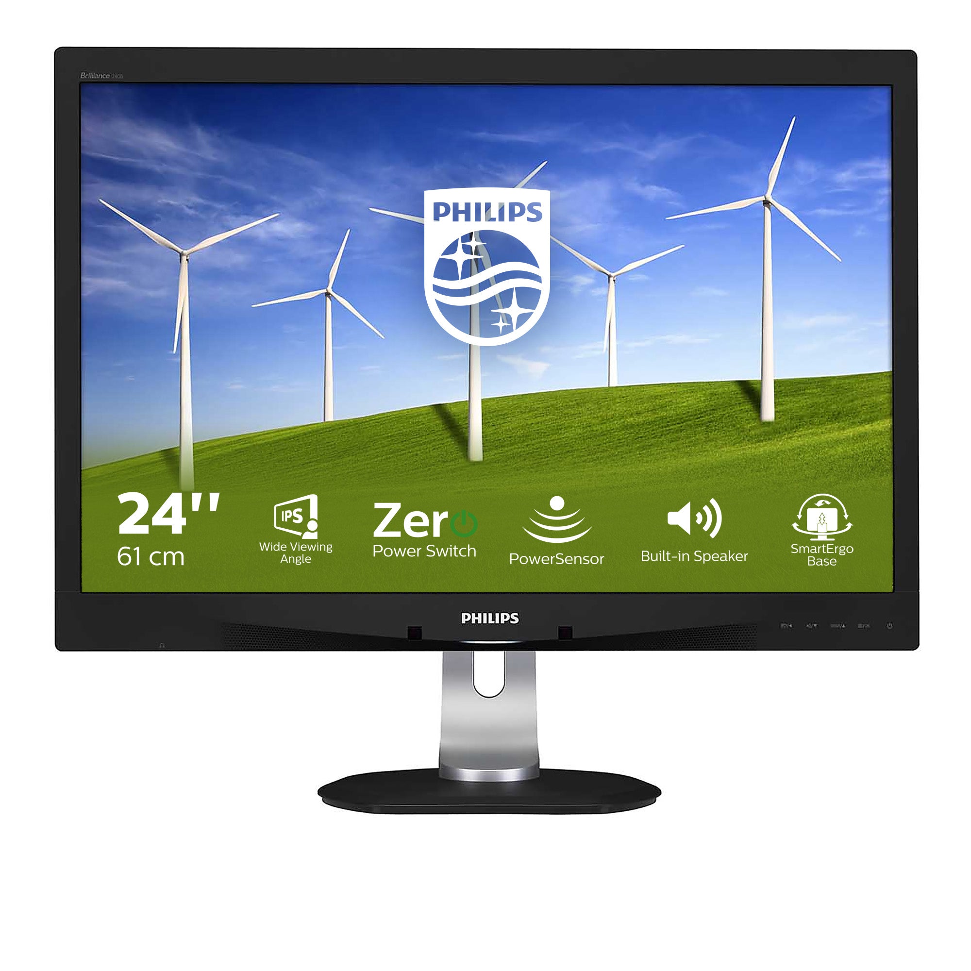 Ecran PHILIPS B-Line 240B4QPYEB VGA/DVI/DP/USB + HP - 24"