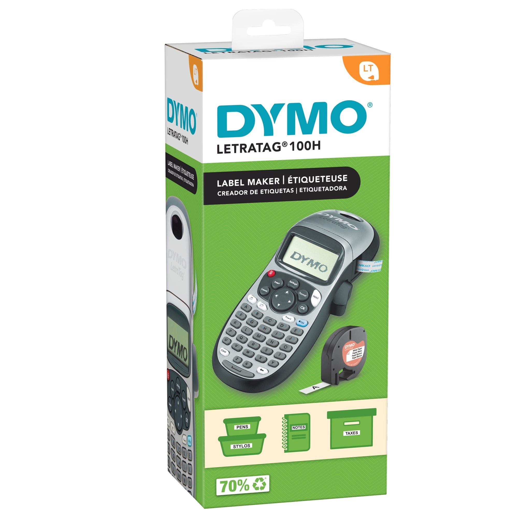 DYMO Etiqueteuse LetraTag LT-100H silver