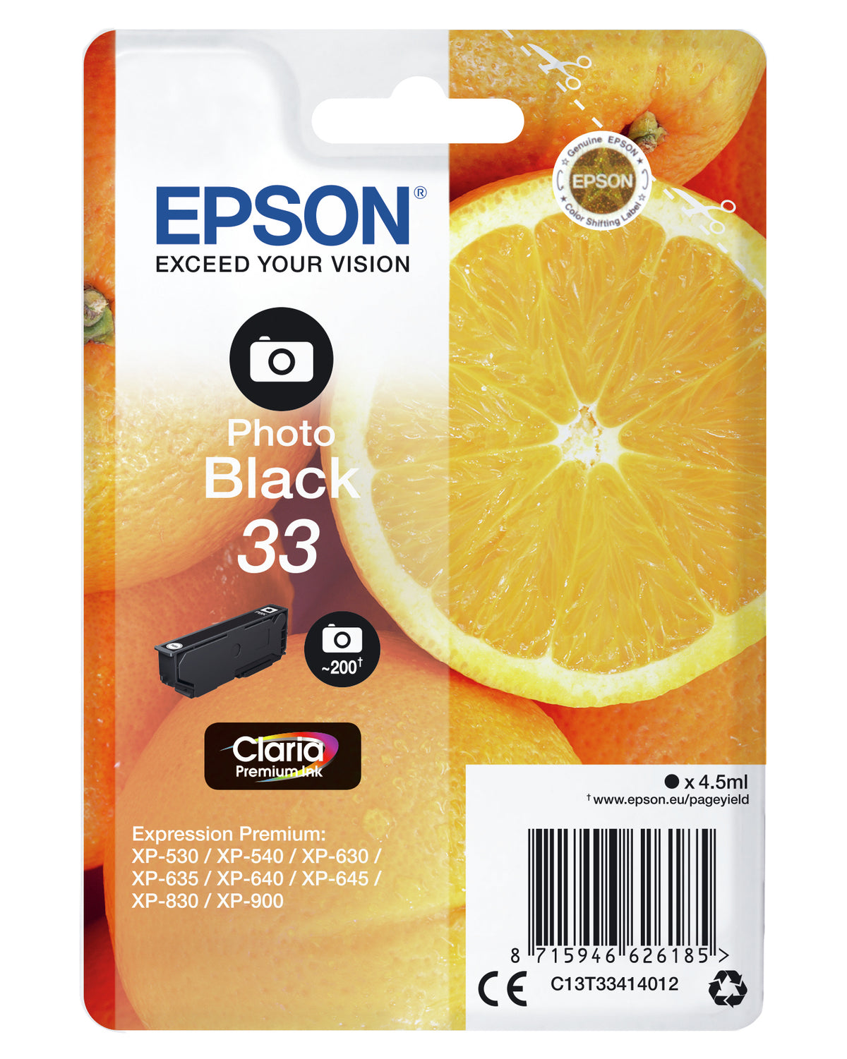 Ink/33 Oranges 4.5ml PBK SEC