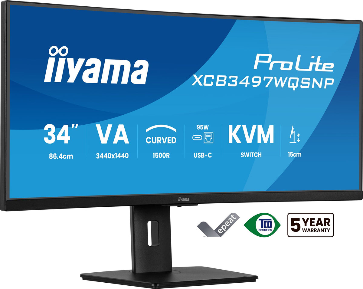 XCB3497WQSNP-B1 34" UW Curved VA-3440x14