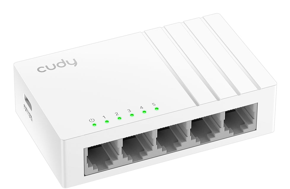 Cudy FS105D commutateur réseau Non-géré Fast Ethernet (10/100) Blanc