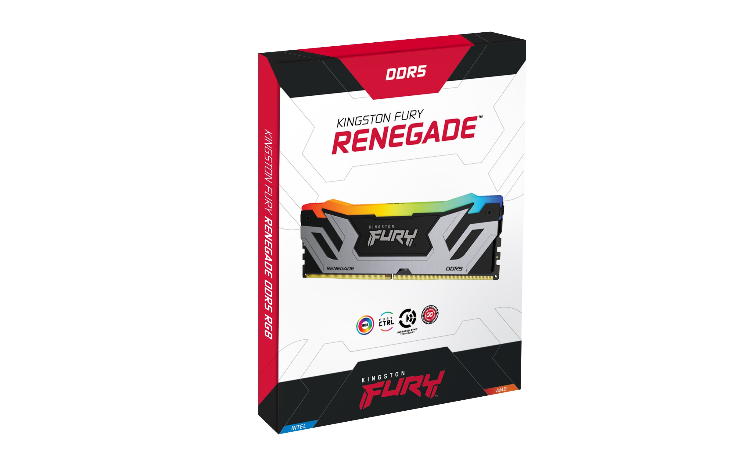 KINGSTON 48Go 8800MT/s DDR5 CL42 CUDIMM Kit of 2 FURY Renegade RGB Silver