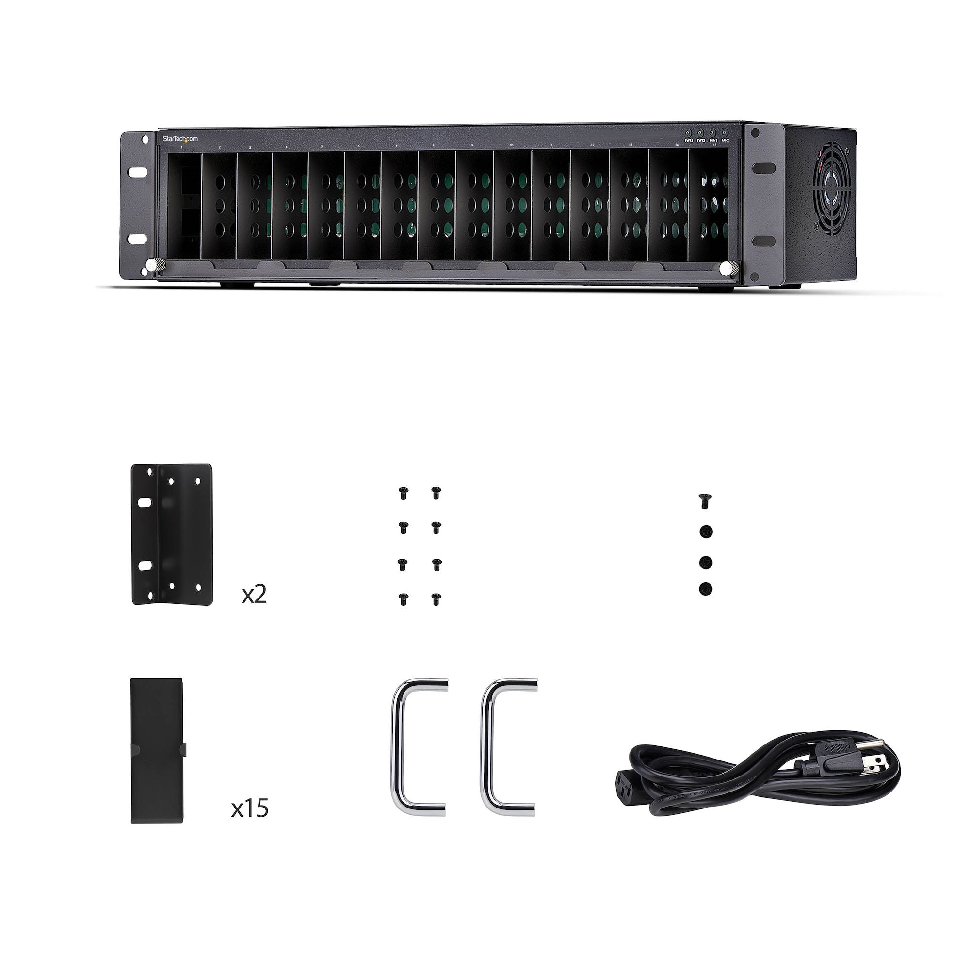 15-Slot Media Converter Chassis TAA