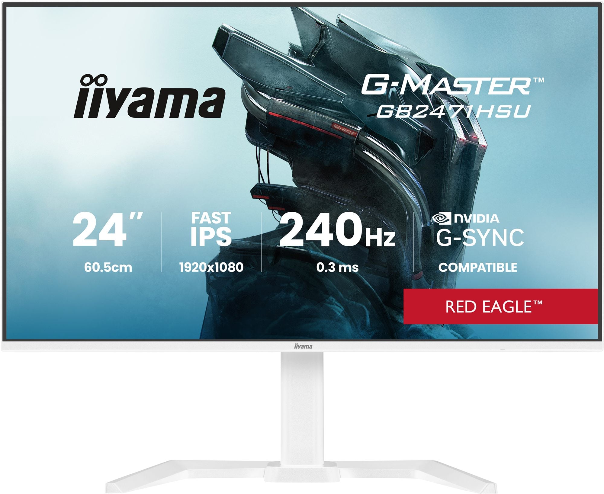 GB2471HSU-W1 24" FHD IPS 240Hz/HAS WHITE