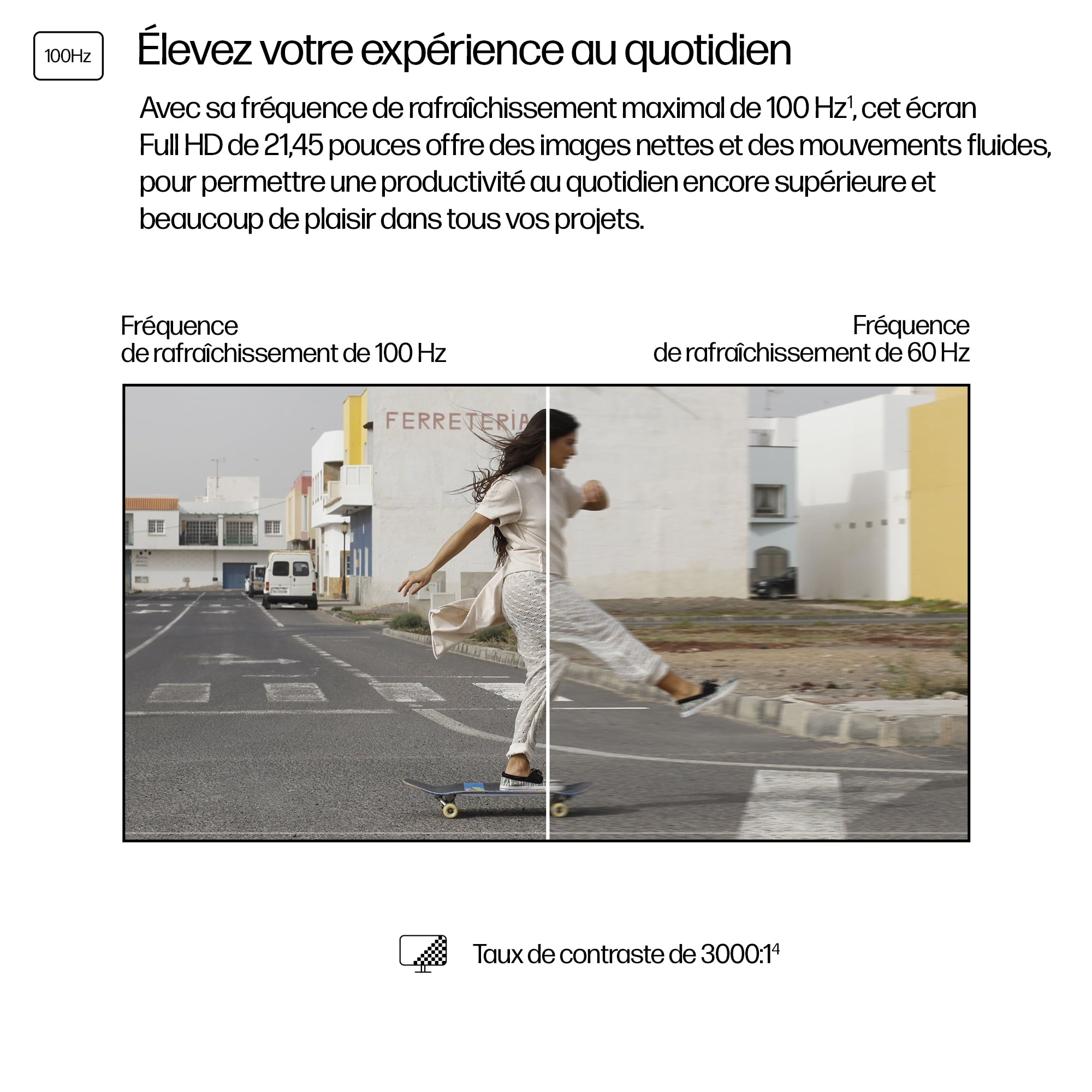 HP Écran Series 3 Pro 322pv 21.5p FHD 1920x1080 HDMI VGA 3/3/0