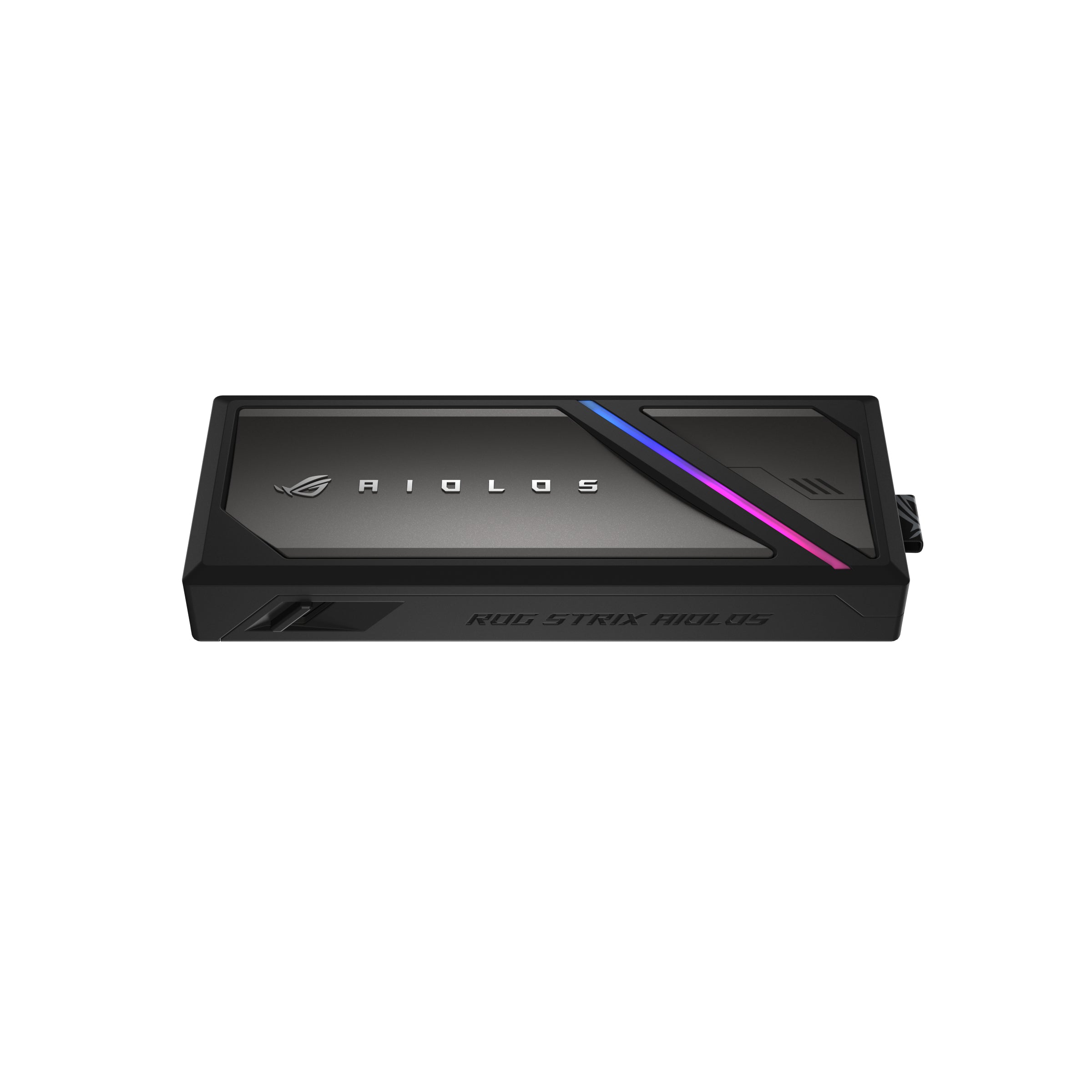 ASUS ROG Strix Aiolos M.2 NVMe SSD Enclosure USB 3.2 GEN2 Type-C 20Gbps Aura Sync RGB