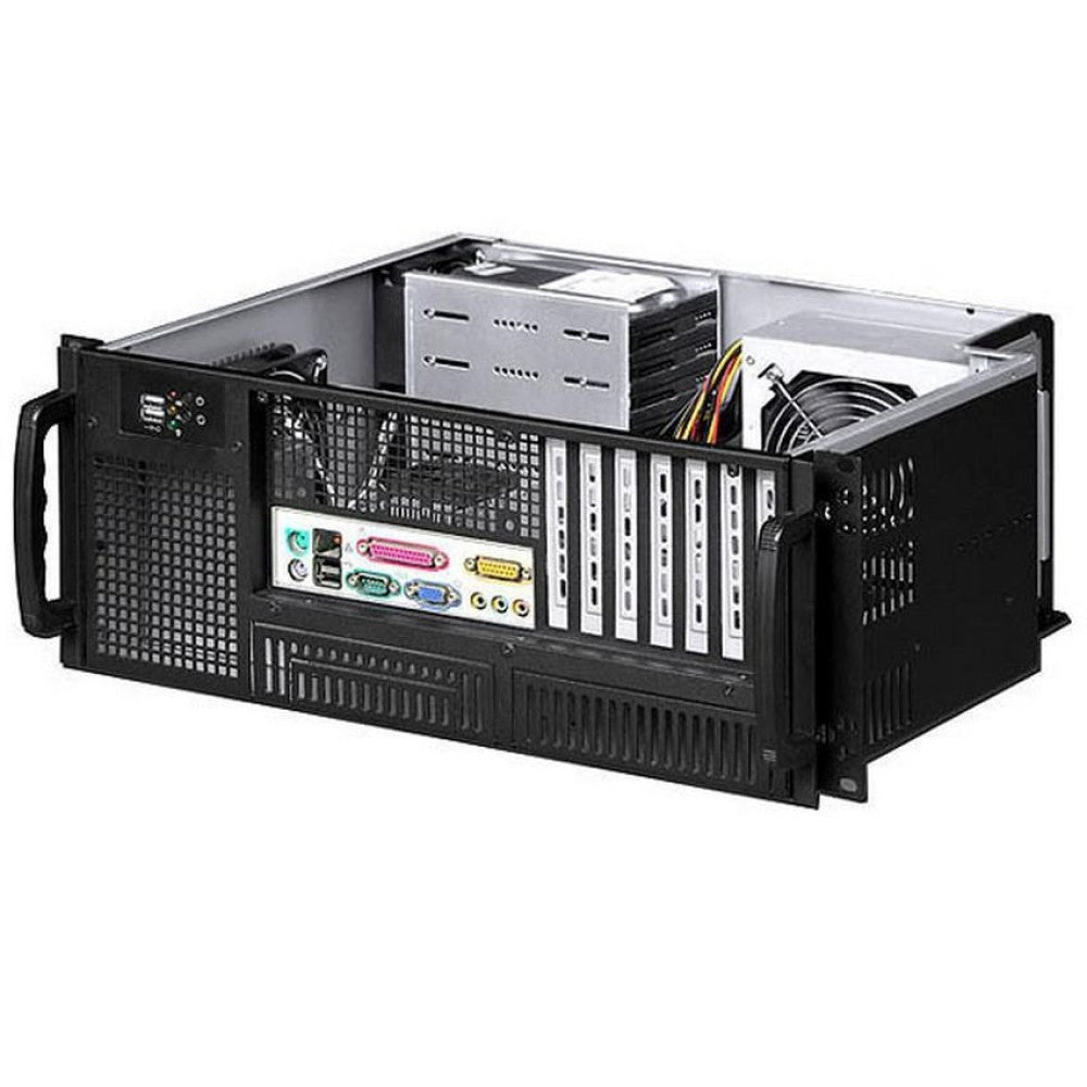 "Techly I-CASE MP-P4HX-BLK6 Boîtier serveur PC ATX Rack 19"" 4U"