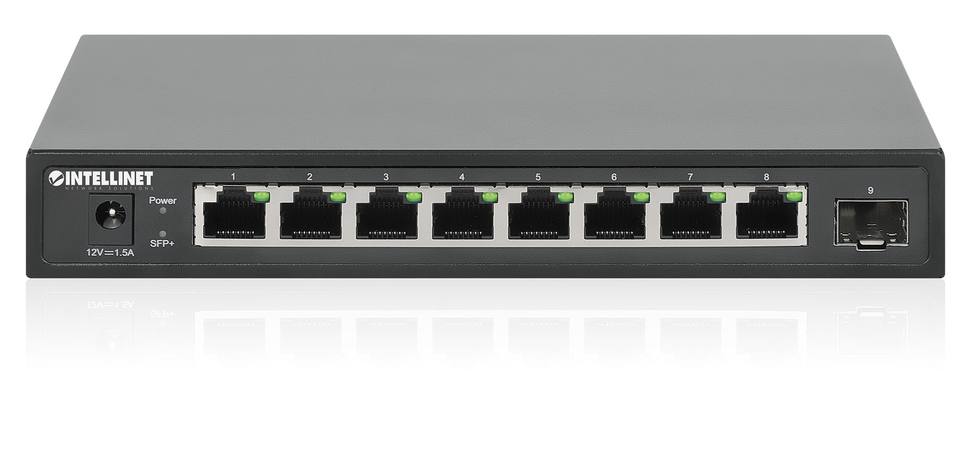 Intellinet 562096 commutateur réseau Non-géré 2.5G Ethernet (100/1000/2500) Noir