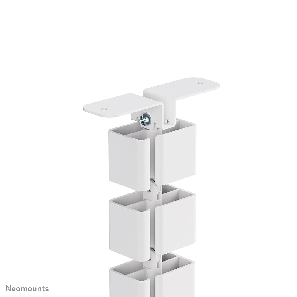 NEOMOUNTS Magnetic Cable Cover for sit/stand desk frames screw mounted magnetic channel white