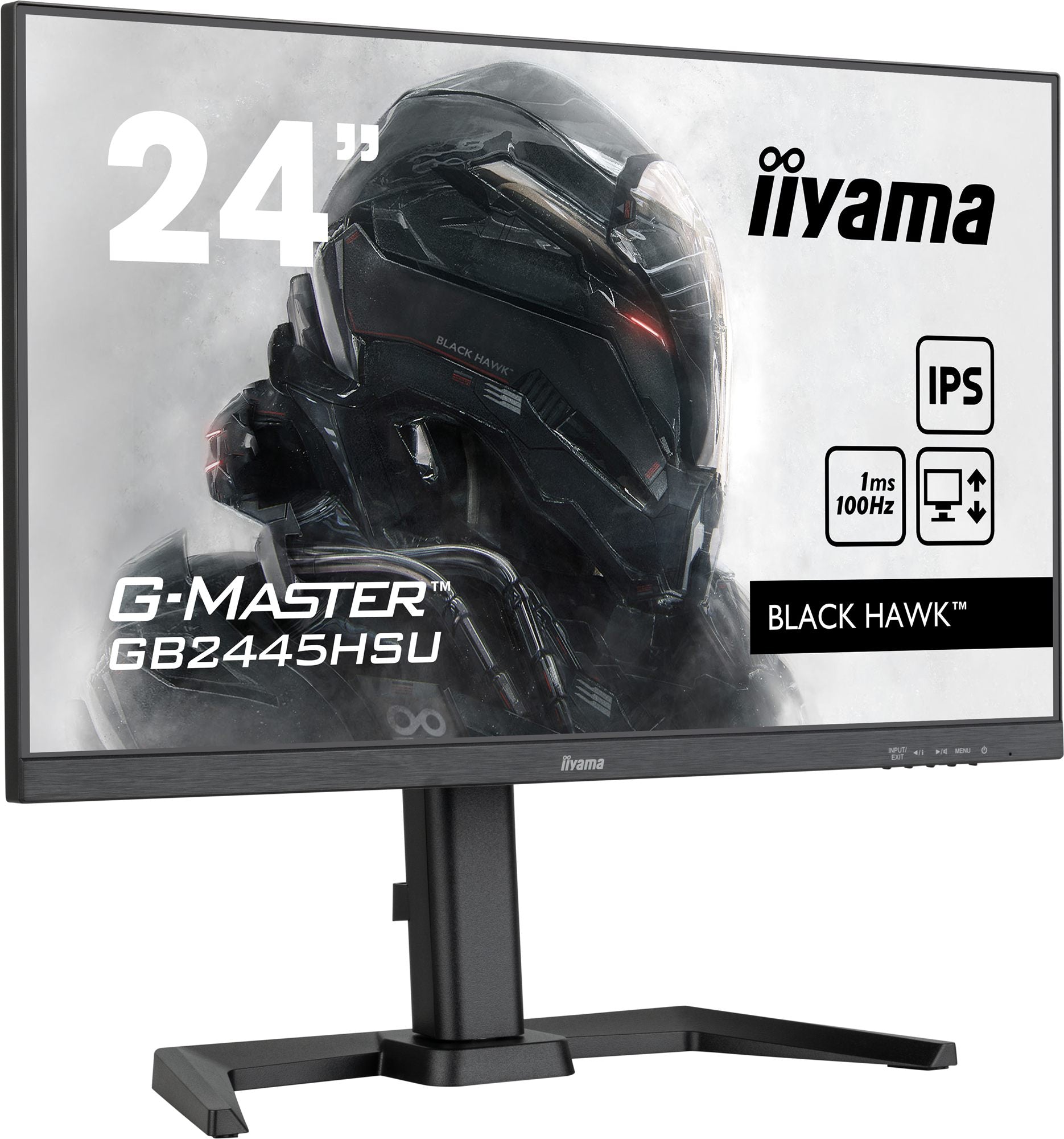 "iiyama G-MASTER GB2445HSU-B1 écran plat de PC 61 cm (24"") 1920 x 1080 pixels Full HD LED Noir"