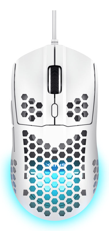 TRUST Souris gaming filaire HELOX ultra légére - Blanche