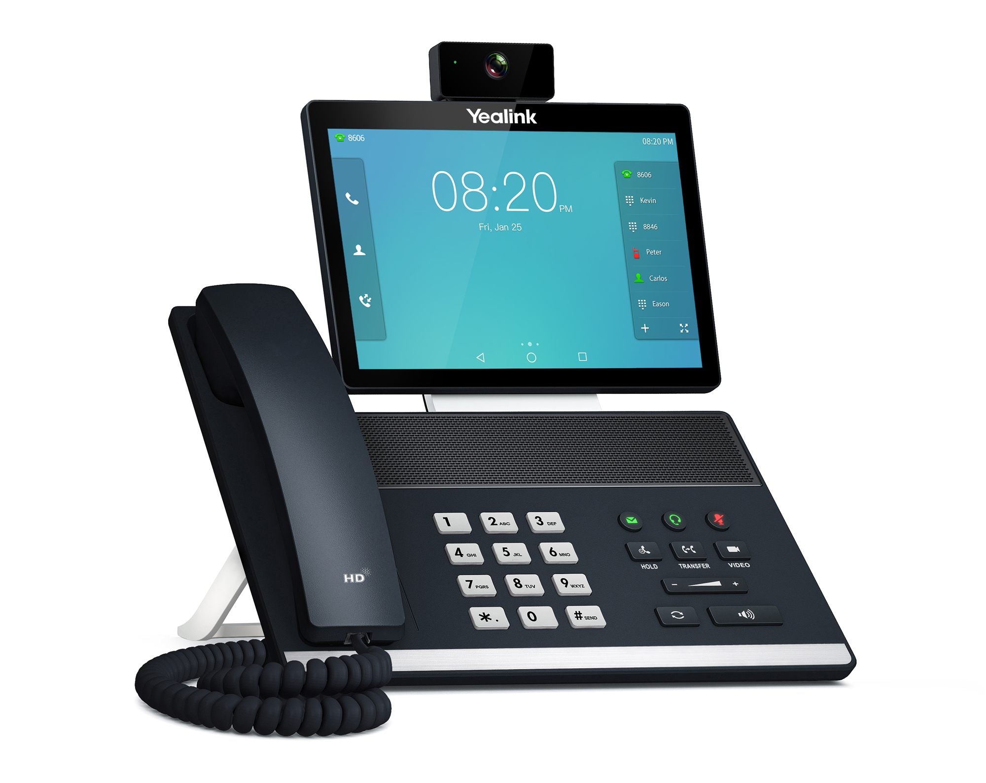 Yealink VP59 téléphone fixe Noir, Gris LCD Wifi
